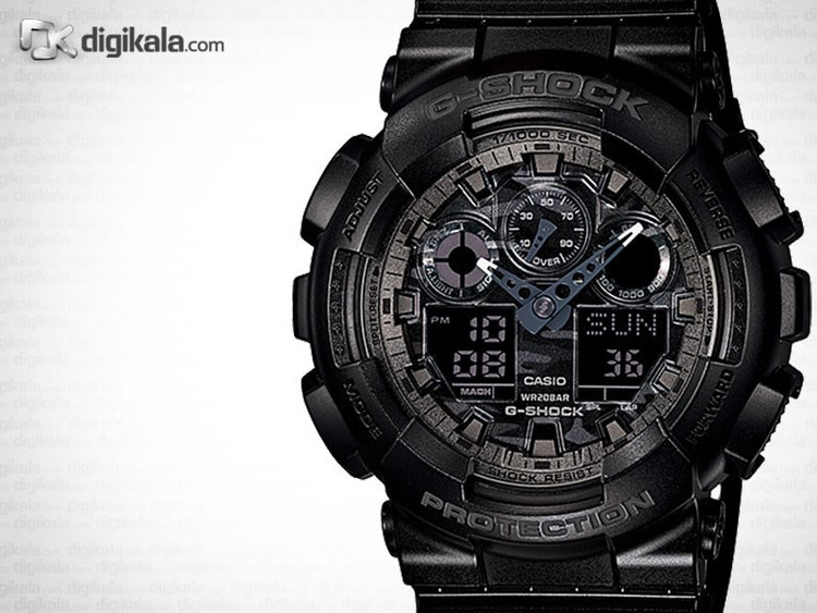 ساعت مچی دیجیتال مردانه کاسیو مدل GA-100CF-1ADR