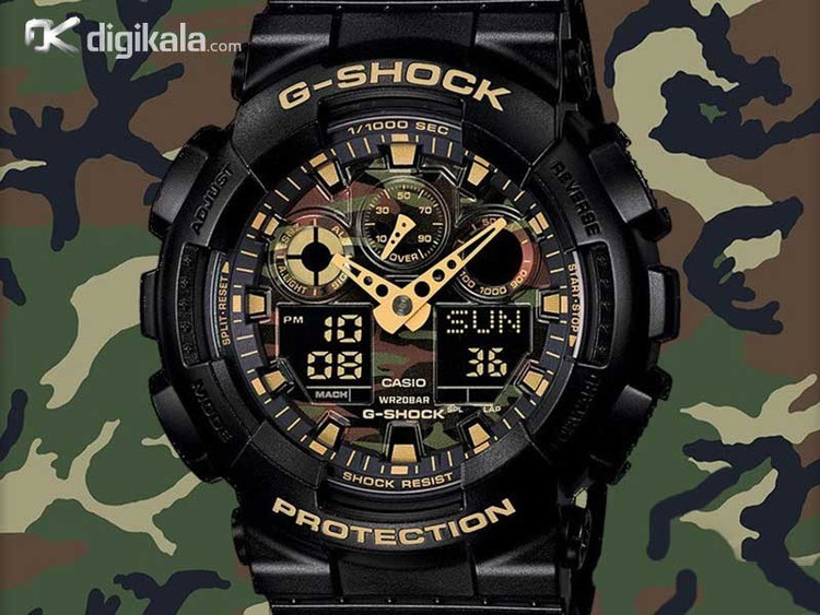 ساعت مچی مردانه کاسیو جی شاک GA-100CF-1A9DR