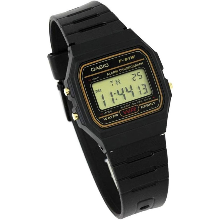 ساعت مچی دیجیتال کاسیو کد F-91WG-9D