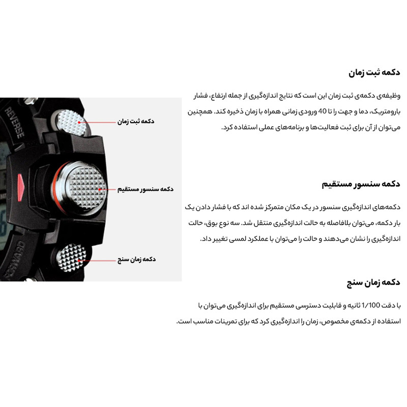 ساعت مچی دیجیتال مردانه کاسیو مدل GW-9400-1A