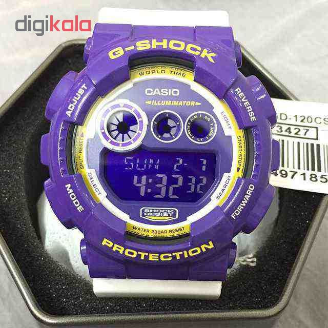 ساعت مچی دیجیتال مردانه کاسیو مدل GD-120CS-6DR