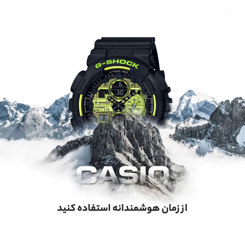 ساعت مچی دیجیتال مردانه کاسیو مدل GA-140DC-1ADR