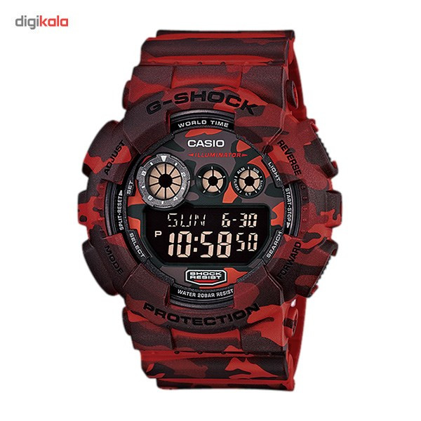 ساعت مچی دیجیتالی مردانه کاسیو مدل GD-120CM-4DR