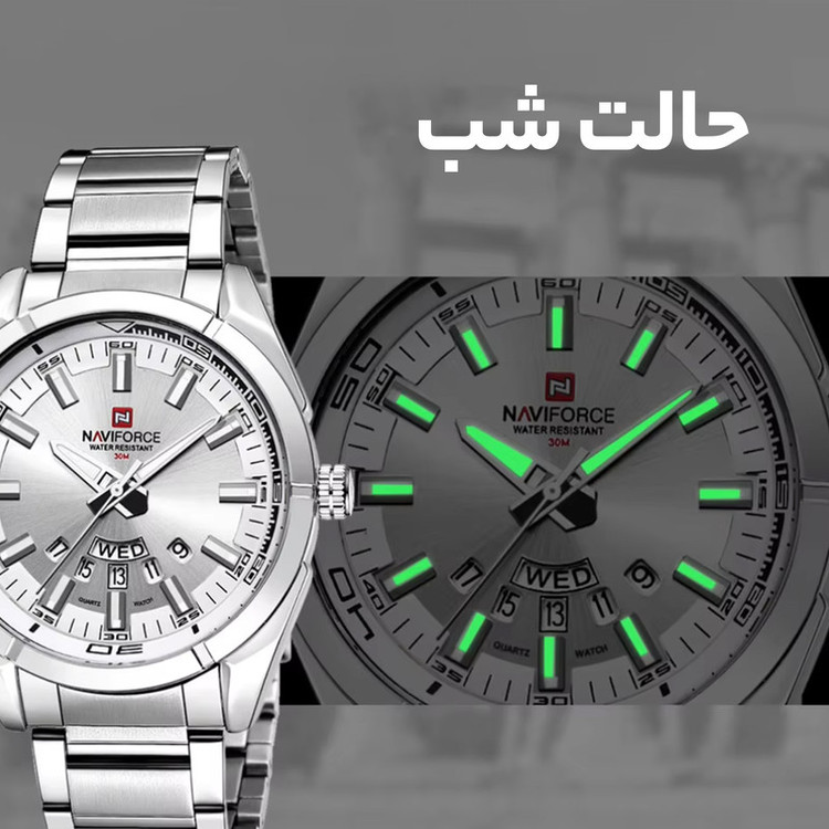 ساعت مچی عقربه ای مردانه نیوی فورس مدل NF9038-SW