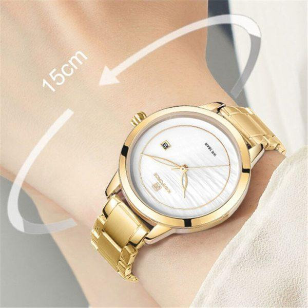 ساعت مچی عقربه ای زنانه نیوی فورس کد NF5008