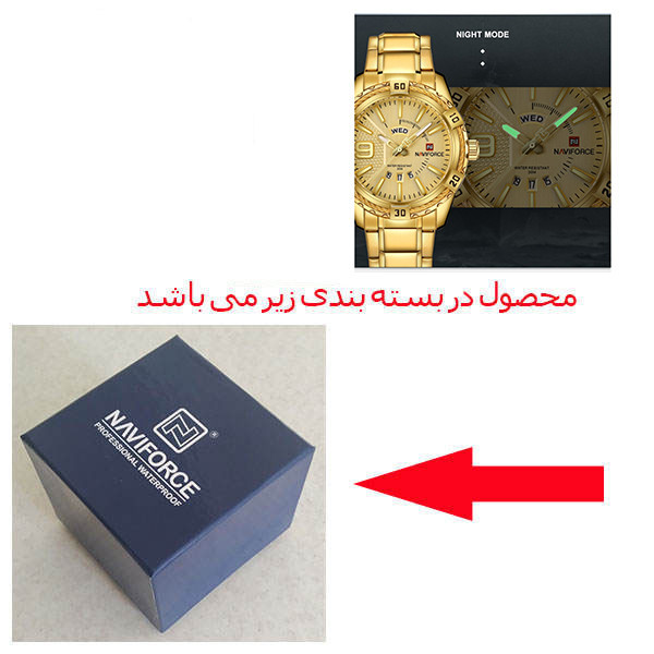 ساعت مچی عقربهای مردانه نیوی فورس مدل NF9117S GG