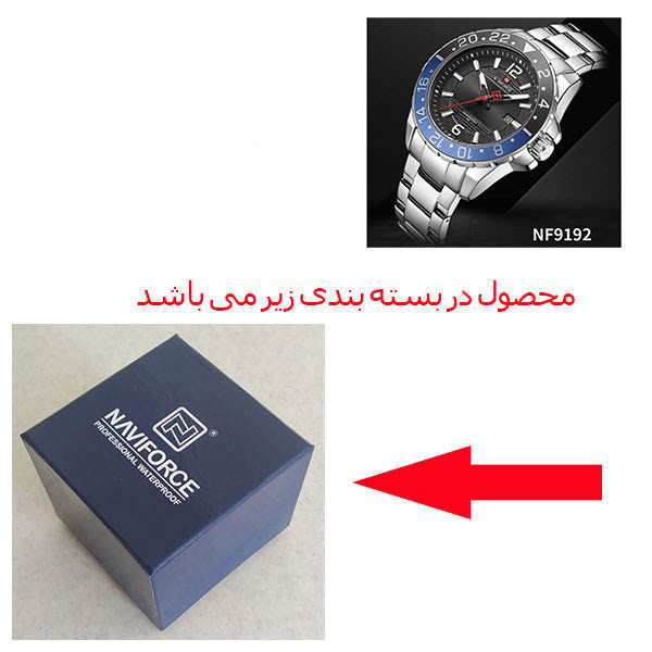 ساعت مچی عقربهای مردانه نیوی فورس مدل NF9192 SSB