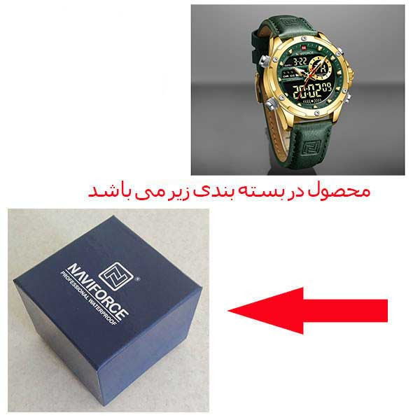 ساعت مچی عقربهای کوارتز مردانه نیوی فورس مدل NF9208 G GN