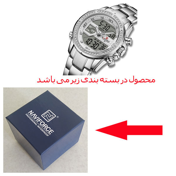 ساعت مچی عقربهای مردانه نیوی فورس مدل NF9190 SW