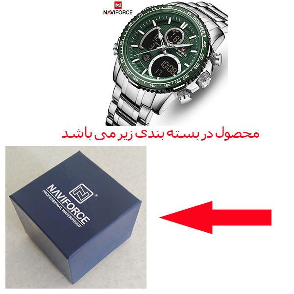 ساعت مچی عقربهای مردانه نیوی فورس مدل NF9182 SGN