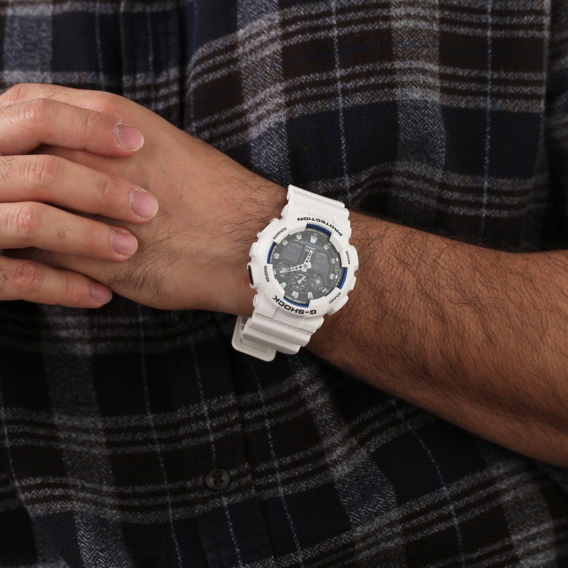ساعت مچی عقربهای مردانه کاسیو مدل GA-100B-7ADR