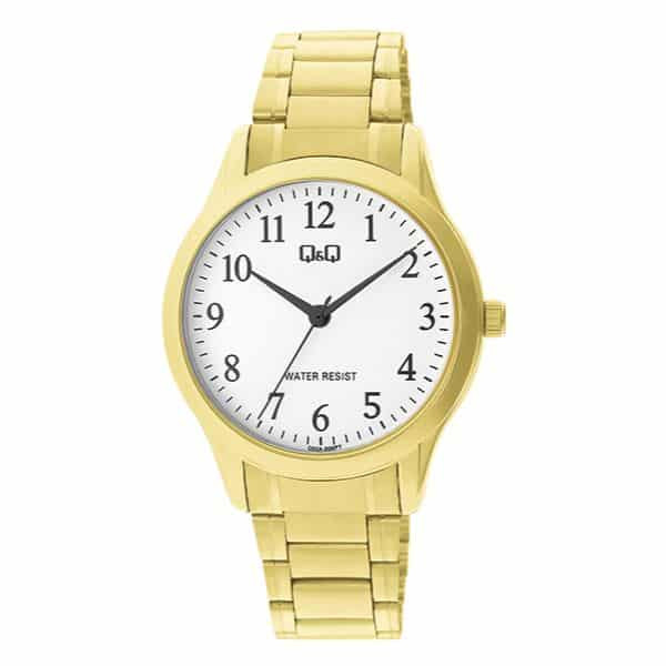 ست ساعت مچی عقربه ای زنانه و مردانه کیو اند کیو مدل C03A-006PY-C02A-006PY