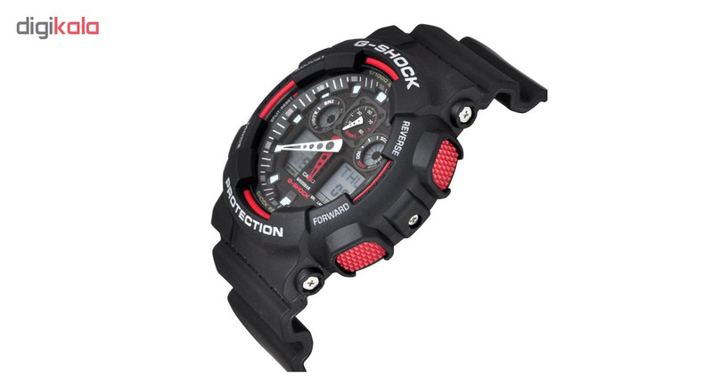 ساعت مچی عقربهای مردانه کاسیو مدل GA-100-1A4DR