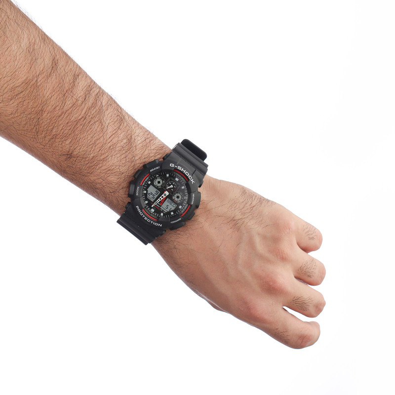 ساعت مچی عقربهای مردانه کاسیو مدل GA-100-1A4DR