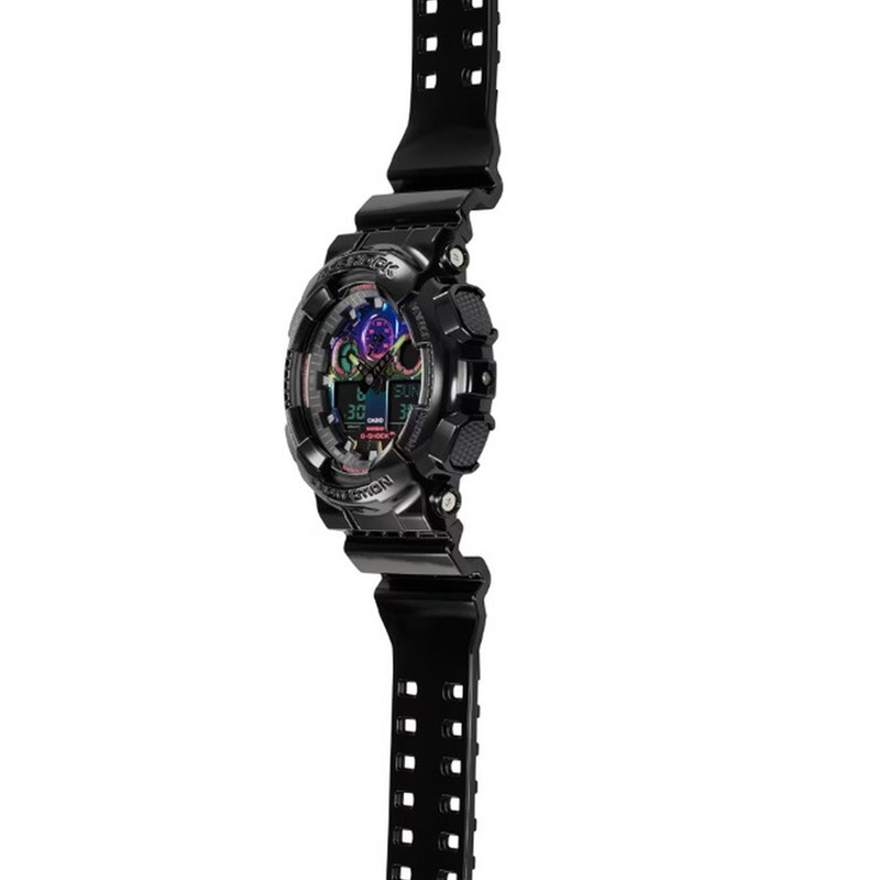 ساعت مچی عقربهای مردانه کاسیو مدل GA-100RGB-1ADR