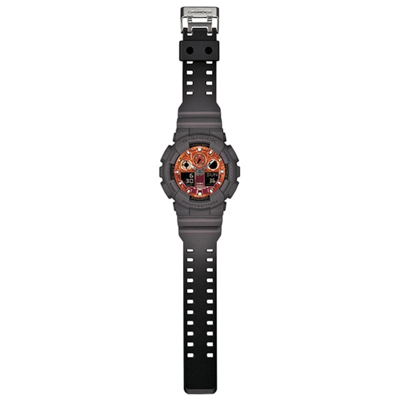ساعت مچی عقربهای مردانه کوارتز کاسیو مدل GA-100FL-8ADR