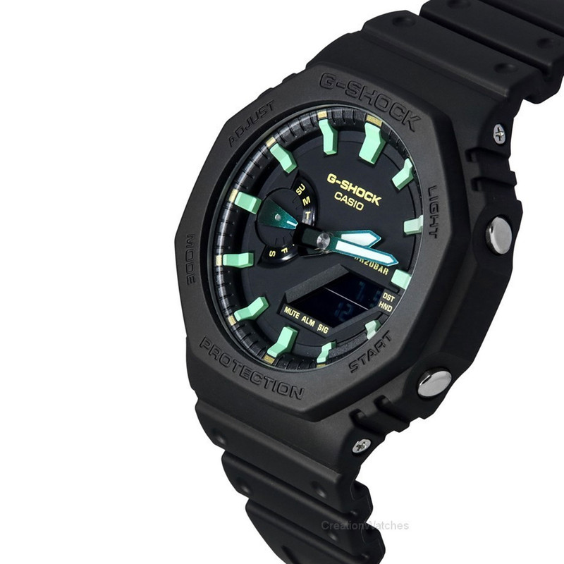 ساعت مچی عقربهای مردانه کوارتز کاسیو مدل GA-2100RC-1ADR
