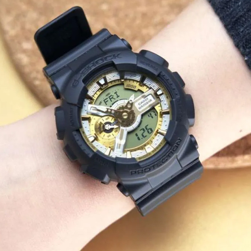 ساعت مچی عقربهای مردانه کوارتز کاسیو مدل GA-110CD-1A9DR