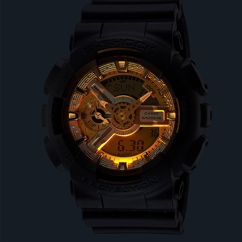 ساعت مچی عقربهای مردانه کوارتز کاسیو مدل GA-110CD-1A9DR