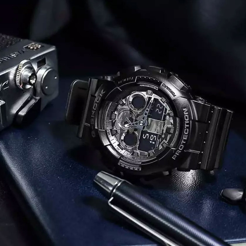 ساعت مچی عقربهای مردانه کوارتز کاسیو مدل GA-100CF-1A