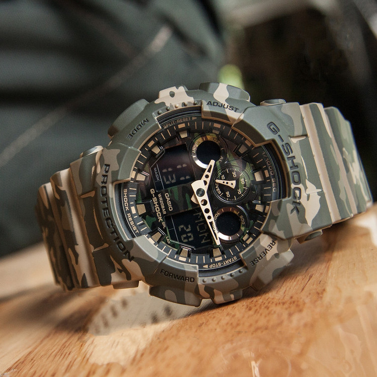 ساعت مچی عقربهای کوارتز مردانه کاسیو مدل GA-100CM-5ADR