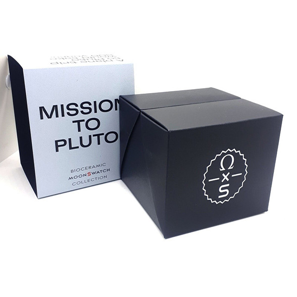 ساعت مچی عقربهای کوارتز امگا مدل MoonSwatch Mission to Pluto SO33M101