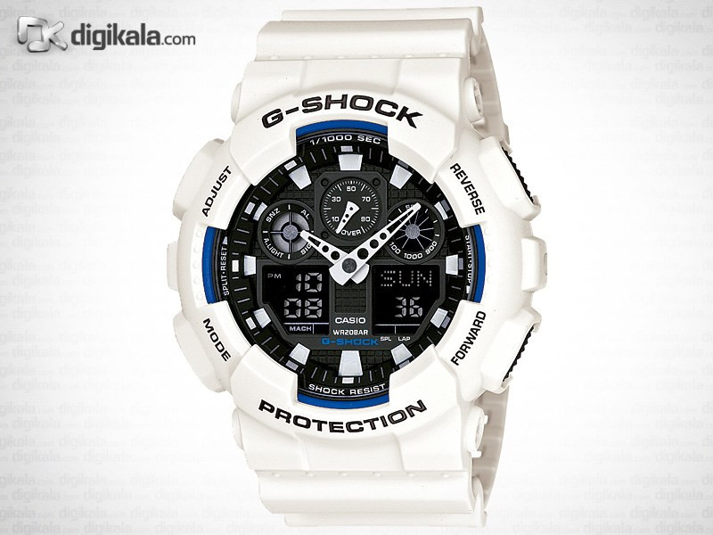 ساعت مچی عقربهای کوارتز مردانه کاسیو مدل GA-100B-7ADR