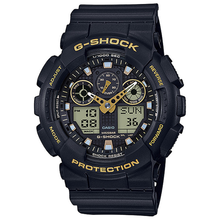 ساعت مچی عقربهای کوارتز مردانه کاسیو مدل GA-100GBX-1A9