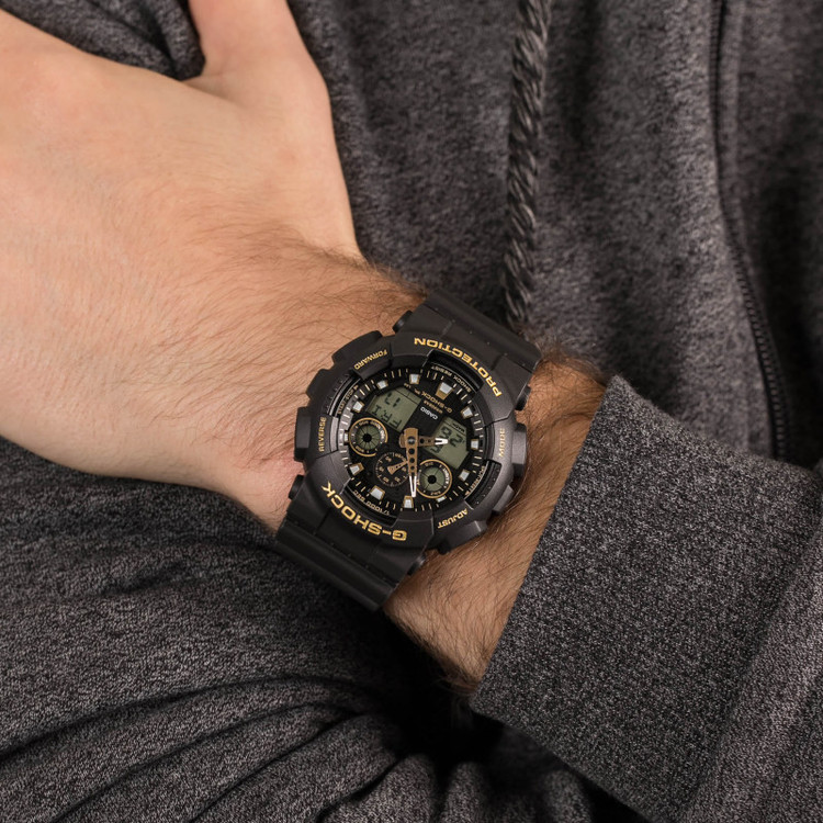 ساعت مچی عقربهای کوارتز مردانه کاسیو مدل GA-100GBX-1A9
