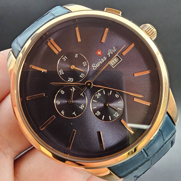 ست ساعت مچی عقربه ای زنانه و مردانه سوئیس آرت مدل 920014-13