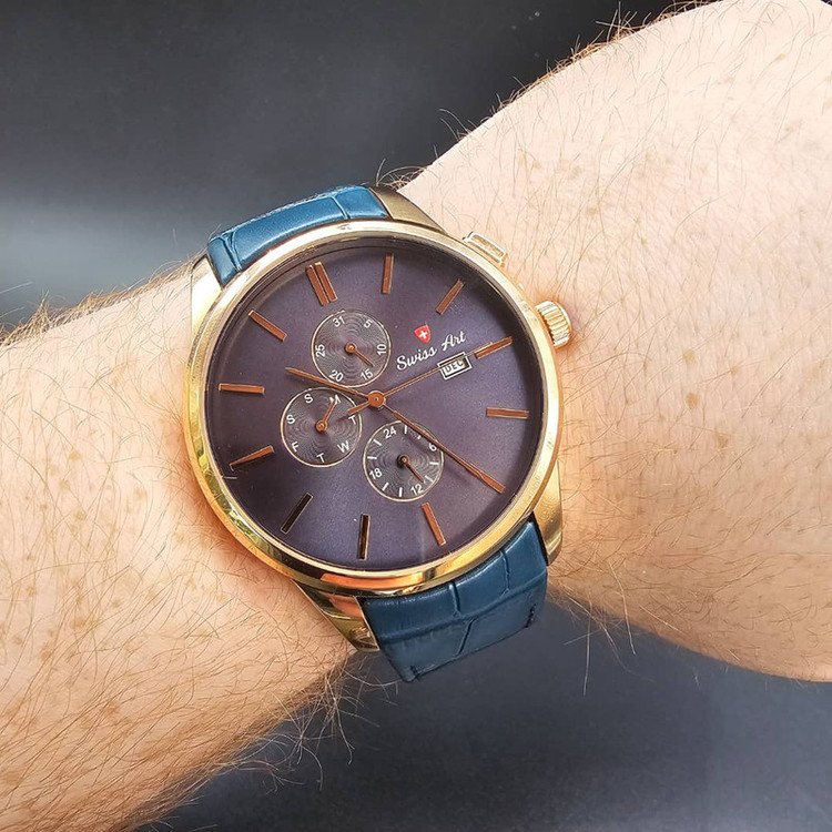 ست ساعت مچی عقربه ای زنانه و مردانه سوئیس آرت مدل 920014-13