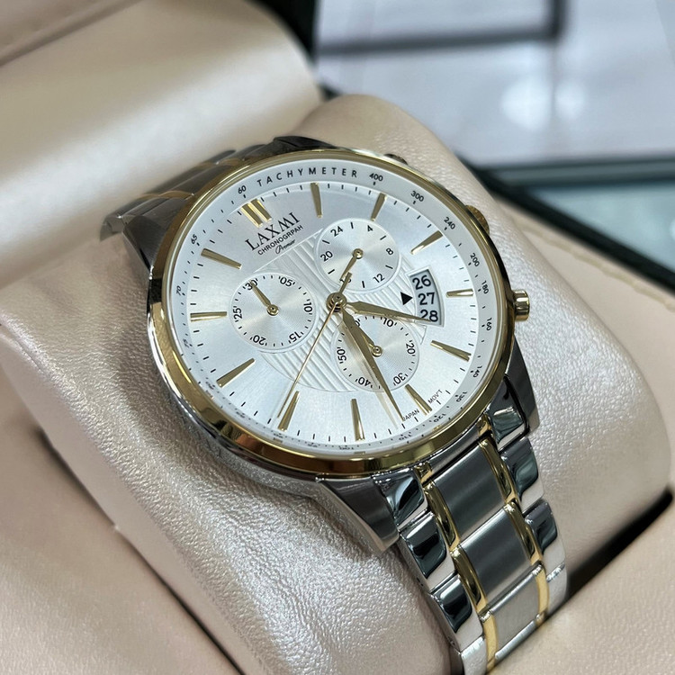 ست ساعت مچی عقربه ای زنانه و مردانه لاکسمی مدل 8534G - 8534L