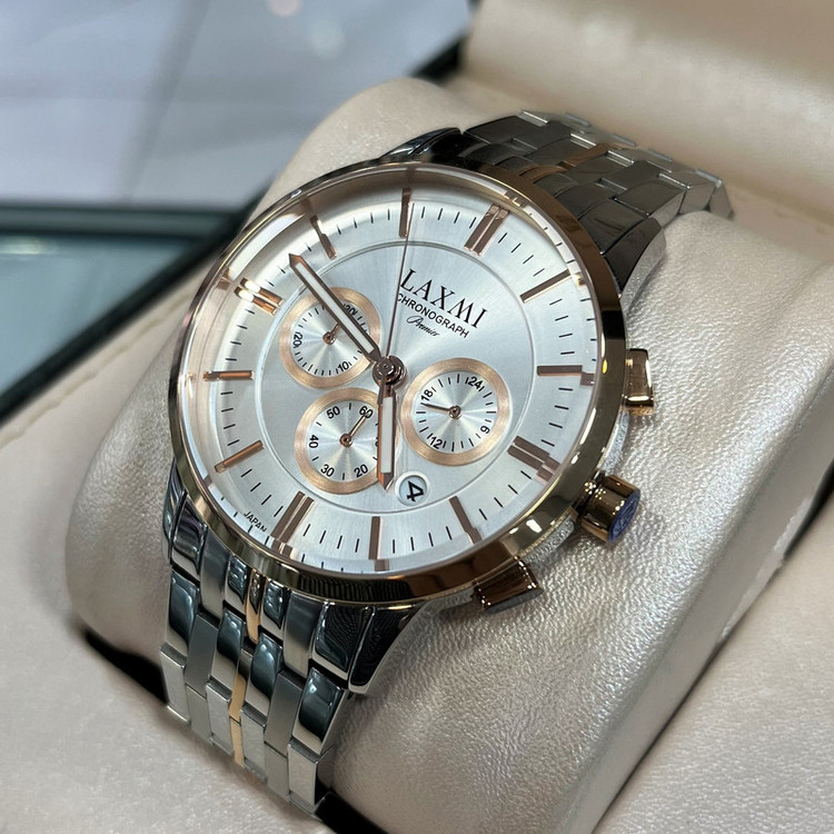 ست ساعت مچی عقربه ای زنانه و مردانه لاکسمی مدل 8547G - 8547L
