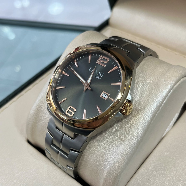 ست ساعت مچی عقربه ای زنانه و مردانه لاکسمی مدل 8107_4