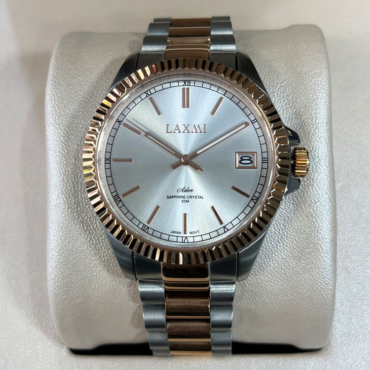 ست ساعت مچی عقربه ای زنانه و مردانه لاکسمی مدل 8506G-E