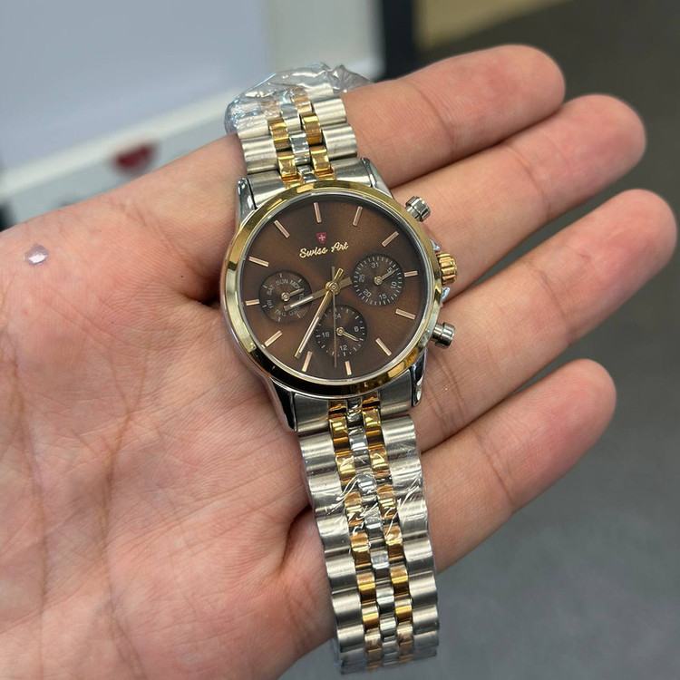 ست ساعت مچی عقربه ای زنانه و مردانه سوئیس آرت مدل 920020-348|920019