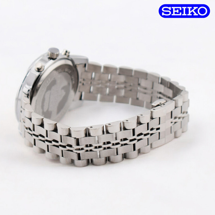 ساعت مچی عقربهای مردانه کوارتز سیکو مدل سه موتور فعال کد PH1046G-C3