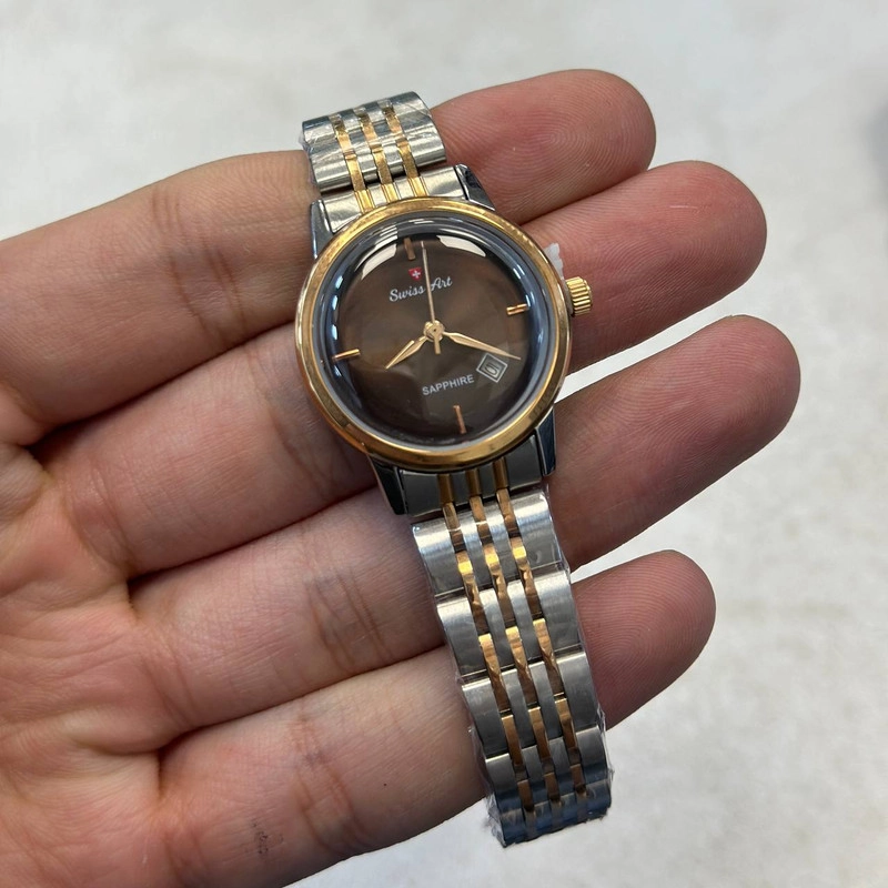 ست ساعت مچی عقربه ای زنانه و مردانه سوئیس آرت مدل 920036