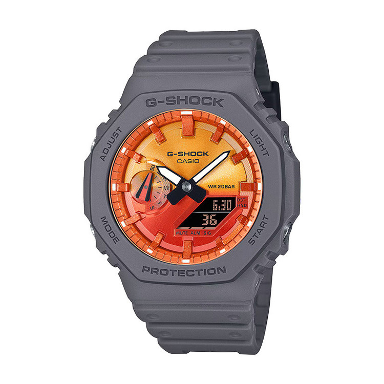 ساعت مچی عقربهای کوارتز مردانه کاسیو مدل GA-2100FL-8ADR