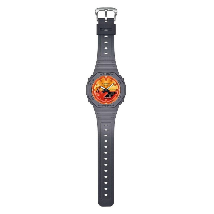 ساعت مچی عقربهای کوارتز مردانه کاسیو مدل GA-2100FL-8ADR