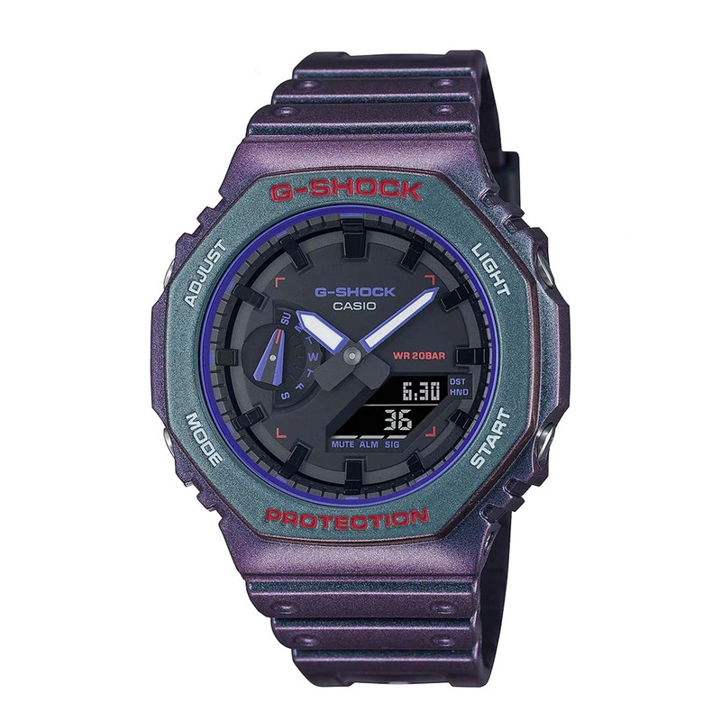 ساعت مچی عقربهای مردانه کوارتز کاسیو مدل GA-2100AH-6ADR