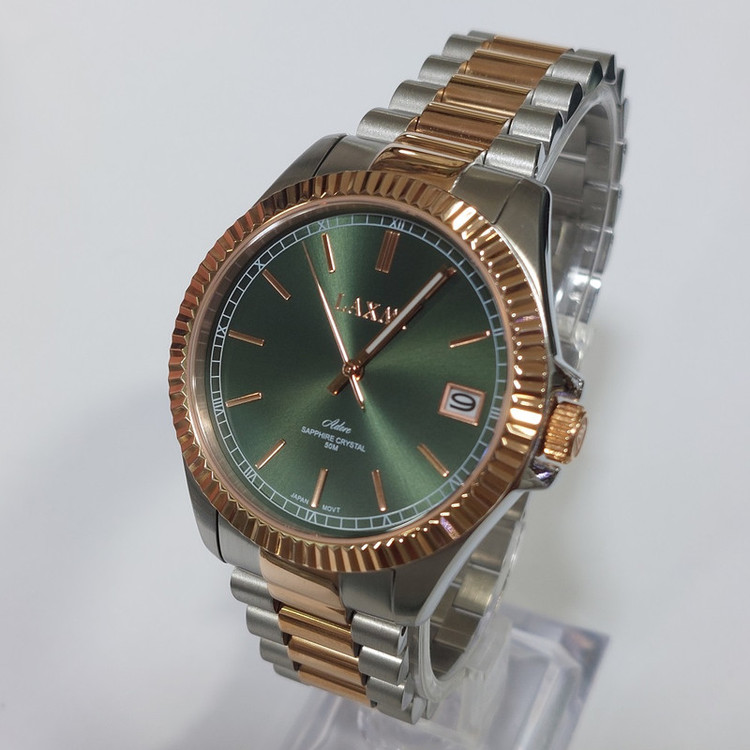 ست ساعت مچی عقربه ای زنانه و مردانه لاکسمی مدل L-8506-22
