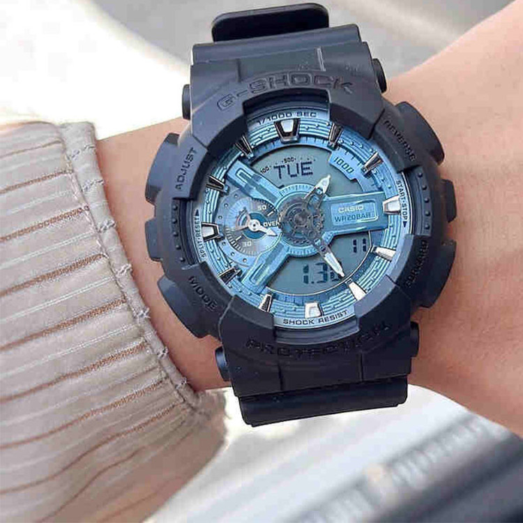 ساعت مچی عقربهای کوارتز مردانه کاسیو مدل GA-110CD-1A2DR