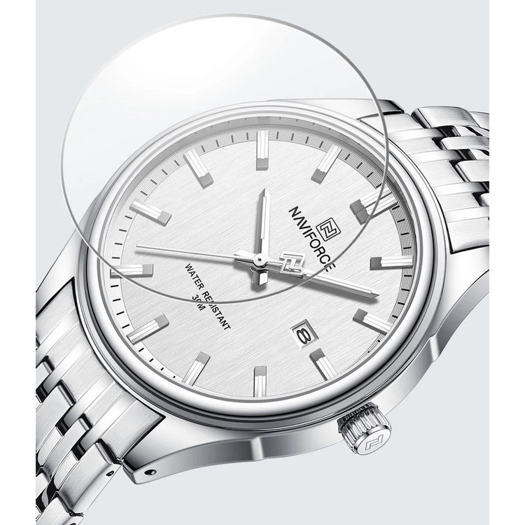 ست ساعت مچی عقربه ای زنانه و مردانه نیوی فورس مدل NF8039SSW