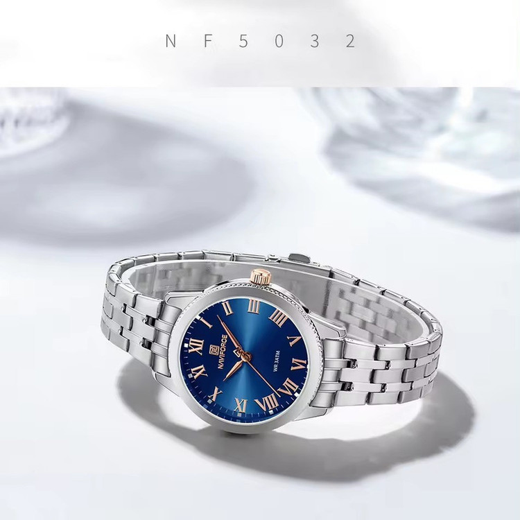 ساعت مچی عقربه ای زنانه نیوی فورس مدل NF5032SDBES