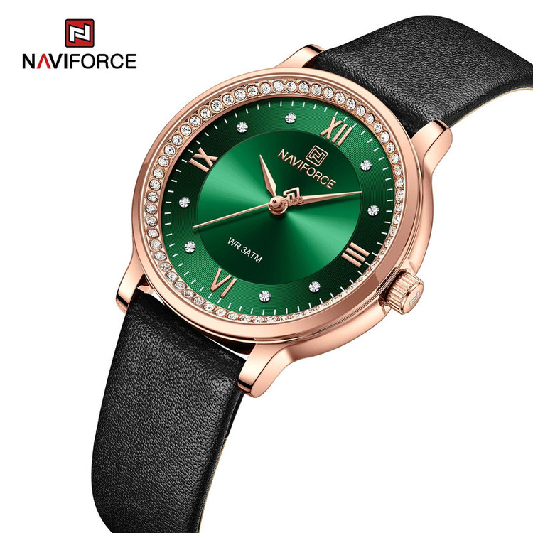 ساعت مچی عقربه ای زنانه نیوی فورس مدل NF5036BGN
