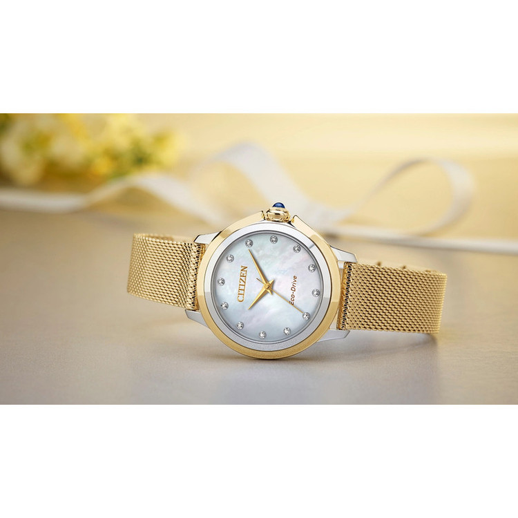 ساعت مچی عقربه ای زنانه سیتی زن مدل EM0794-54D