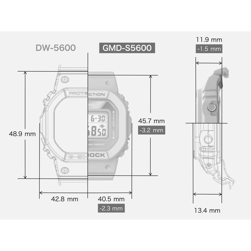 ساعت مچی دیجیتال زنانه کاسیو مدل GMD-S5600NC-9DR