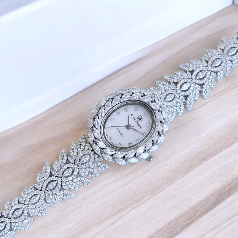 ساعت مچی عقربه ای نقره زنانه رویال کرون مدل مارکیز 0231