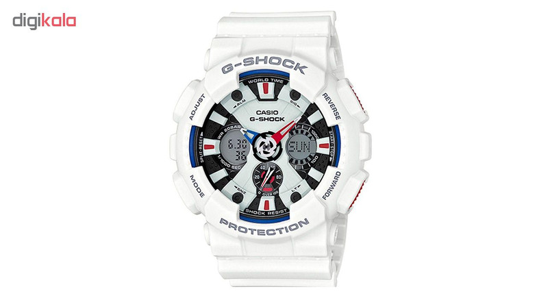 ساعت مچی عقربه ای مردانه کاسیو جی شاک مدل GA-120TR-7ADR
